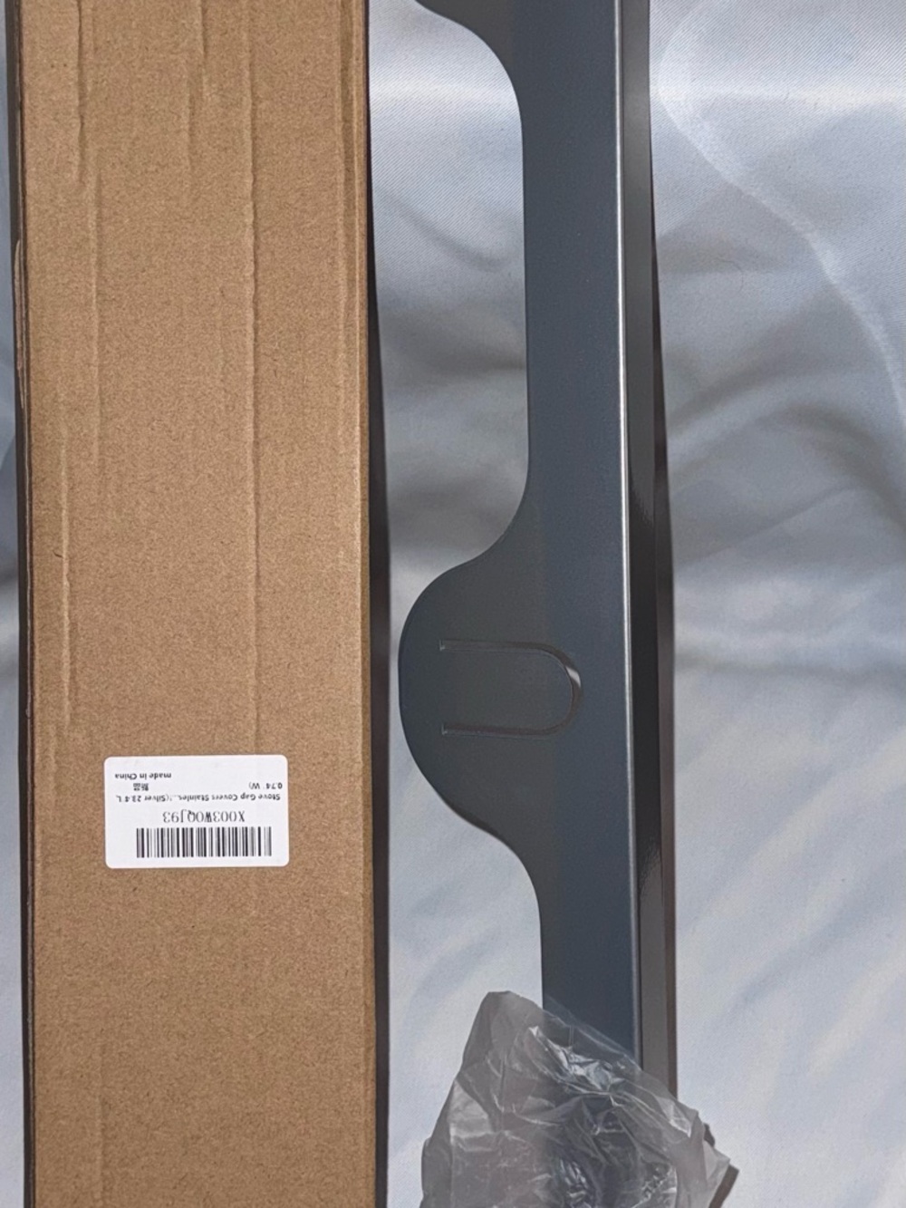 Stove/Counter Gap Covers Stainless Steel, Silver 23.4"L, 0.74" W) NEW! - Picture 7 of 7